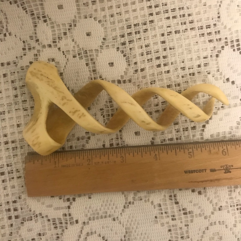 Furnival’s Workshop Handcarved Antler Hairfork - Picture 3 of 3